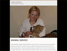 Tablet Screenshot of animal-service.cz